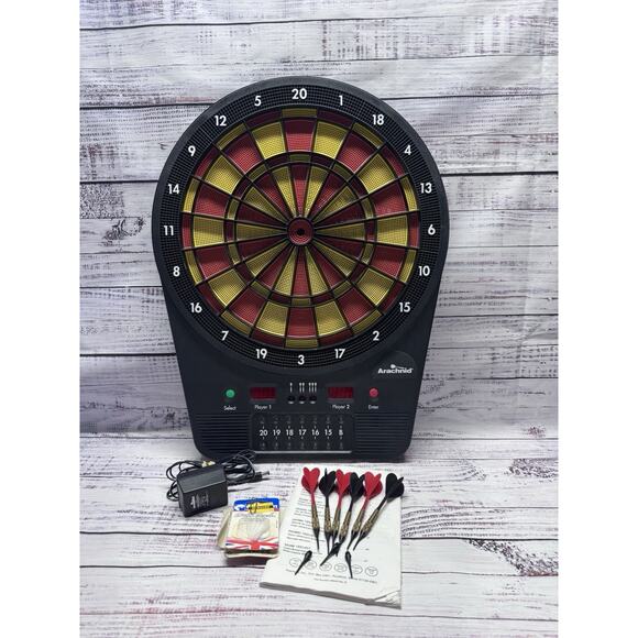 Vintage Arachnid Model 1850-EMD Electronic Dart Game 301 501 Cricket Ace HiScore - Picture 3 of 7